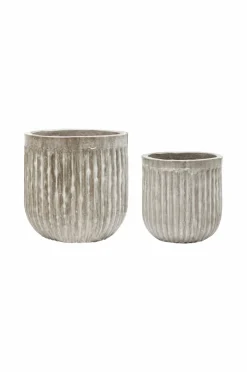 House Doctor Planter & Blomster>Krukke Pharao 2-pak Antik brun