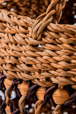 House Doctor Kurve, Hdpauta, 33 cm 2-p Natur, Sort