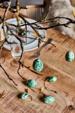 House Doctor Ornamenter, Hd Marmor, Brændt rød Outlet