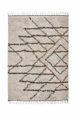 House Doctor Bomulds- & Kludetæpper>Tæppe, HDIndi Offwhite