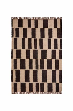 House Doctor Jute- & Sisaltæpper>Tæppe, Hdgraph, 160x230 cm Sort, naturlig