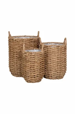 House Nordic Krukke HUE sæt med 3 Naturlig Clearance