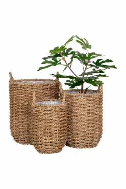 House Nordic Krukke HUE sæt med 3 Naturlig Clearance