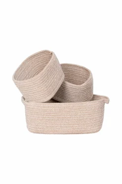 House Nordic Kurv Teixo sæt med 3 Beige Clearance