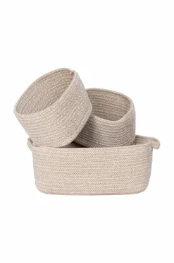 House Nordic Kurv Teixo sæt med 3 Beige Clearance