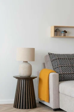 House Nordic Plaid Santos Okkerfarvet Outlet