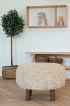 House Nordic Puffer & Fodskamler>Puf Inverness Lysebrun