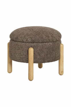 House Nordic Puffer & Fodskamler>Puf Medas Brun