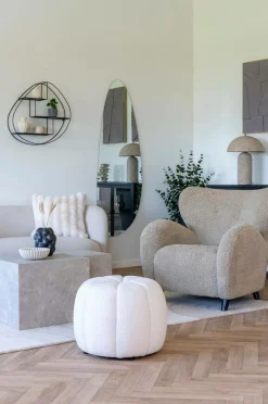 House Nordic Puf Paisley Off-White Sale