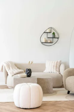 House Nordic Puf Paisley Off-White Sale