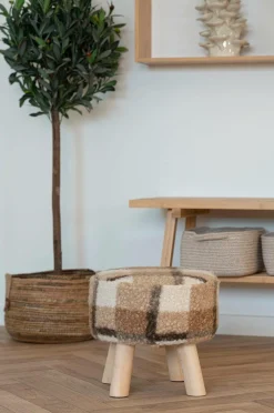 House Nordic Skammel Aberdeen Brun blanding Hot