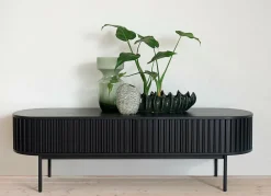 Håum TV-BÆNK Amelia 48 x 160 x 45 CM Black oak Outlet