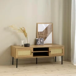 Håum TV-BÆNK Brooklyn 43 x 120 x 40 CM Natural oak Discount