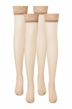 Hunkemöller Hold-ups SU 15 den Lace 2-pak Nude