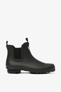 Hunter Gummiboots Kids Original Chelsea Blk Outlet