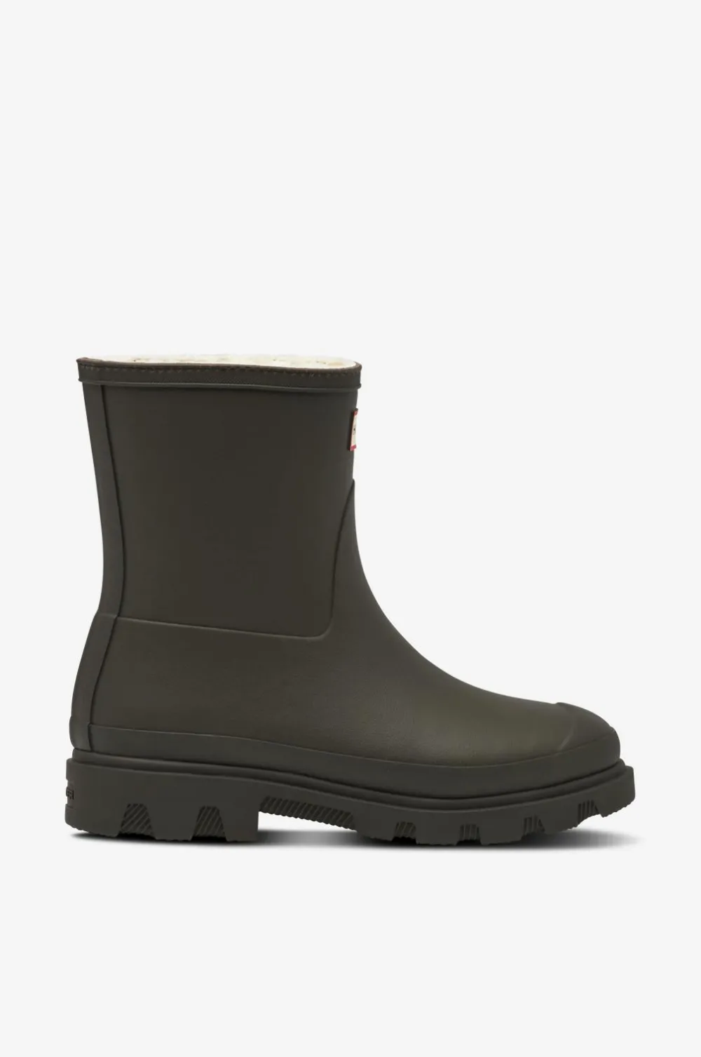 Hunter Gummistøvler|Gummistøvler>Gummistøvler Unisex Downpour Short Insulated Boot Chocolate brown
