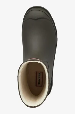 Hunter Gummistøvler|Gummistøvler>Gummistøvler Unisex Downpour Short Insulated Boot Chocolate brown