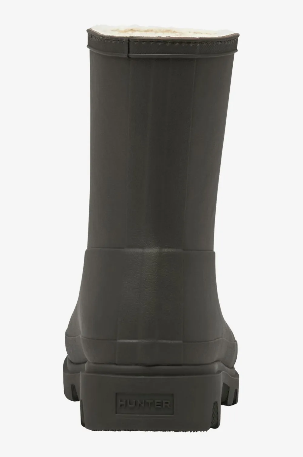 Hunter Gummistøvler|Gummistøvler>Gummistøvler Unisex Downpour Short Insulated Boot Chocolate brown
