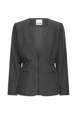 ICHI Blazere & Veste>Blazer ihFava BL Dark grey melange