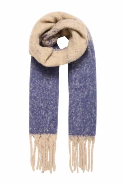 ICHI Tørklæder & Halstørklæder>Halstørklæde iaLarni Patriot blue