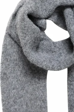 ICHI Tørklæder & Halstørklæder>Halstørklæde iaLira Dark grey melange