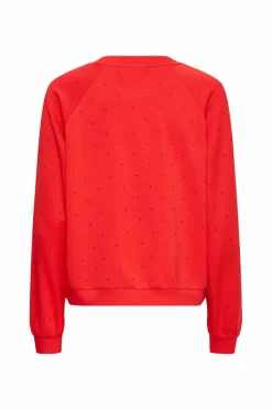 ICHI Sweatshirts & Hoodies>Sweatshirt ihAmias LS Racing red