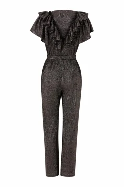 Ida Sjöstedt Buksekjole Lana Dark Brown Glimmer Sale