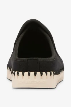 Ilse Jacobsen Loafers Tulip Wool Mule Black Pearled Ivory Clearance