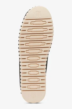 Ilse Jacobsen Loafers Tulip Wool Mule Black Pearled Ivory Clearance