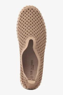 Ilse Jacobsen Lærredssko|Slip-On Sko>Skor Tulip 3275 Latte