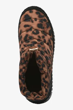 Ilse Jacobsen Vinterstøvler Tulip Padded Winter Brown Panthera Print Black Hot