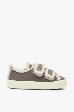 INUIKII Kondisko Shearling Low Velcro Grey Outlet
