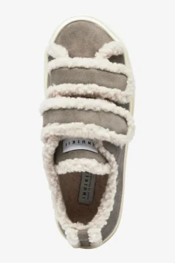 INUIKII Kondisko Shearling Low Velcro Grey Outlet
