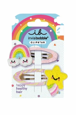 invisibobble Snap Clip Kids 2Pc Happy Sky Hot
