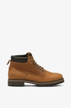 Jack & Jones Boots & Støvler>Ankelstøvler jfwQueensway Leather Boot SN Honey