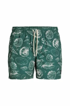 Jack & Jones Badebukser jpstMaui jjSwim Mature Aop Akm SN Mallard green