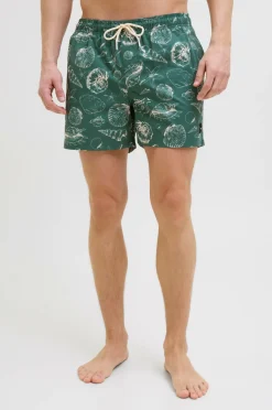 Jack & Jones Badebukser jpstMaui jjSwim Mature Aop Akm SN Mallard green