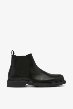 Jack & Jones Boots & Støvler>Boots jfwVauxhall Leather Chelsea Boot SN Anthracite