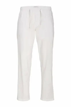 Jack & Jones Bukser jpstKane jjSummer Linen Blend Jogger White