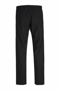 Jack & Jones Bukser jpstKane jjSummer Linen Blend Jogger Black Clearance