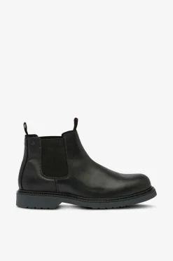 Jack & Jones Chelseaboot jfwLeyton Leather SN Pirat black Discount