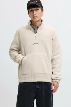 Jack & Jones Fleecetrøje jjeSoho Half Zip Fleece SN Moonbeam Sale