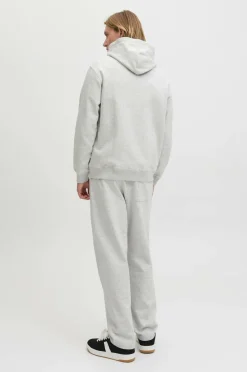 Jack & Jones Sweatshirts & Hoodies>Hættetrøje jorNorrebro Emb Sweat Hood White melange