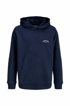 Jack & Jones Hættetrøje jjCollege Logo Navy blazer Outlet