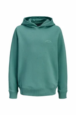Jack & Jones Hættetrøje jjCollege Logo Mineral blue Outlet