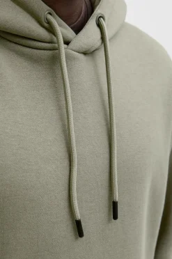 Jack & Jones Hættetrøje jjeBradley Sweat Hood Vetiver Outlet