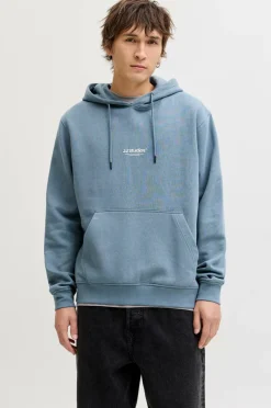 Jack & Jones Sweatshirts & Hoodies>Hættetrøje jjeSoho Sweat Hood Blue mirage