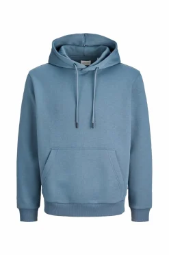 Jack & Jones Sweatshirts & Hoodies>Hættetrøje jjeBradley Sweat Hood Blue mirage