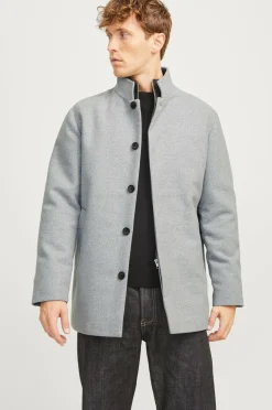 Jack & Jones Jakke jjeHarrison Wool Jacket SN Light grey melange Online