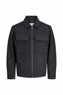 Jack & Jones Jakke jprBlurussel Wool Blend Jacket SN Charcoal gray Discount